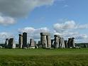 P1000190- Site megalithique de Stonehenge erige en 3000 av JC et remanie plusieurs fois depuis